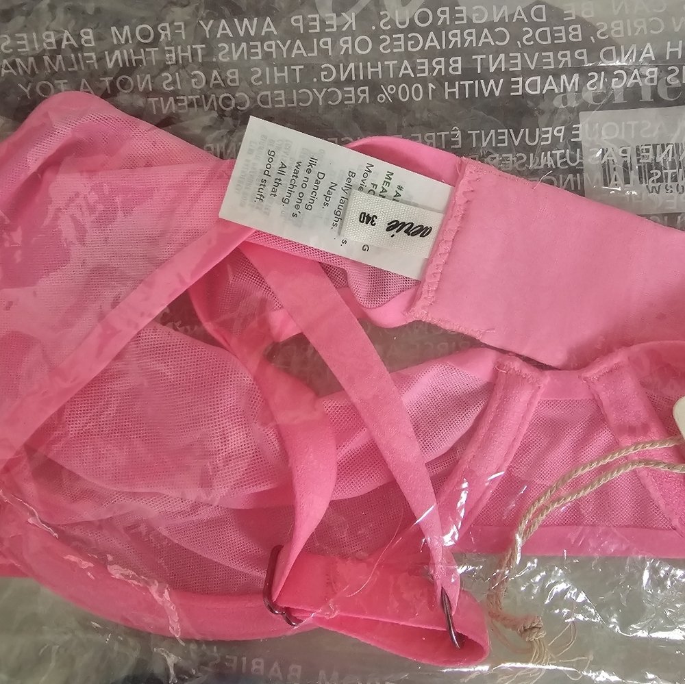 BUNDLE LOT of 4 34D aerie Smoothez Balconette Sheer Mesh Bras NWT! - Picture 3 of 8